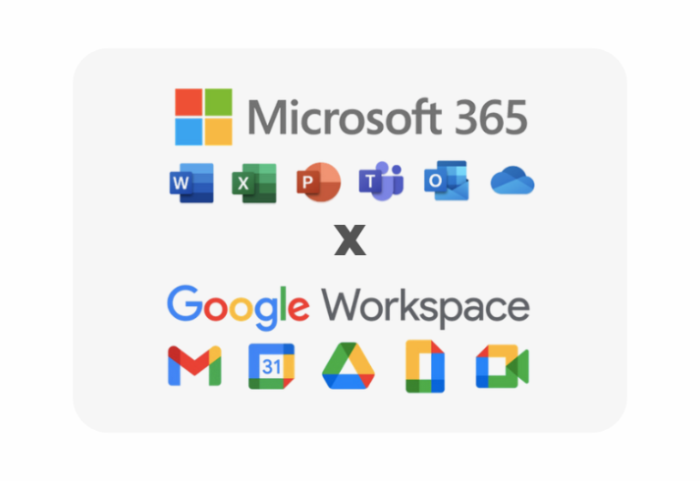 google workspace e microsoft 365 comparativo