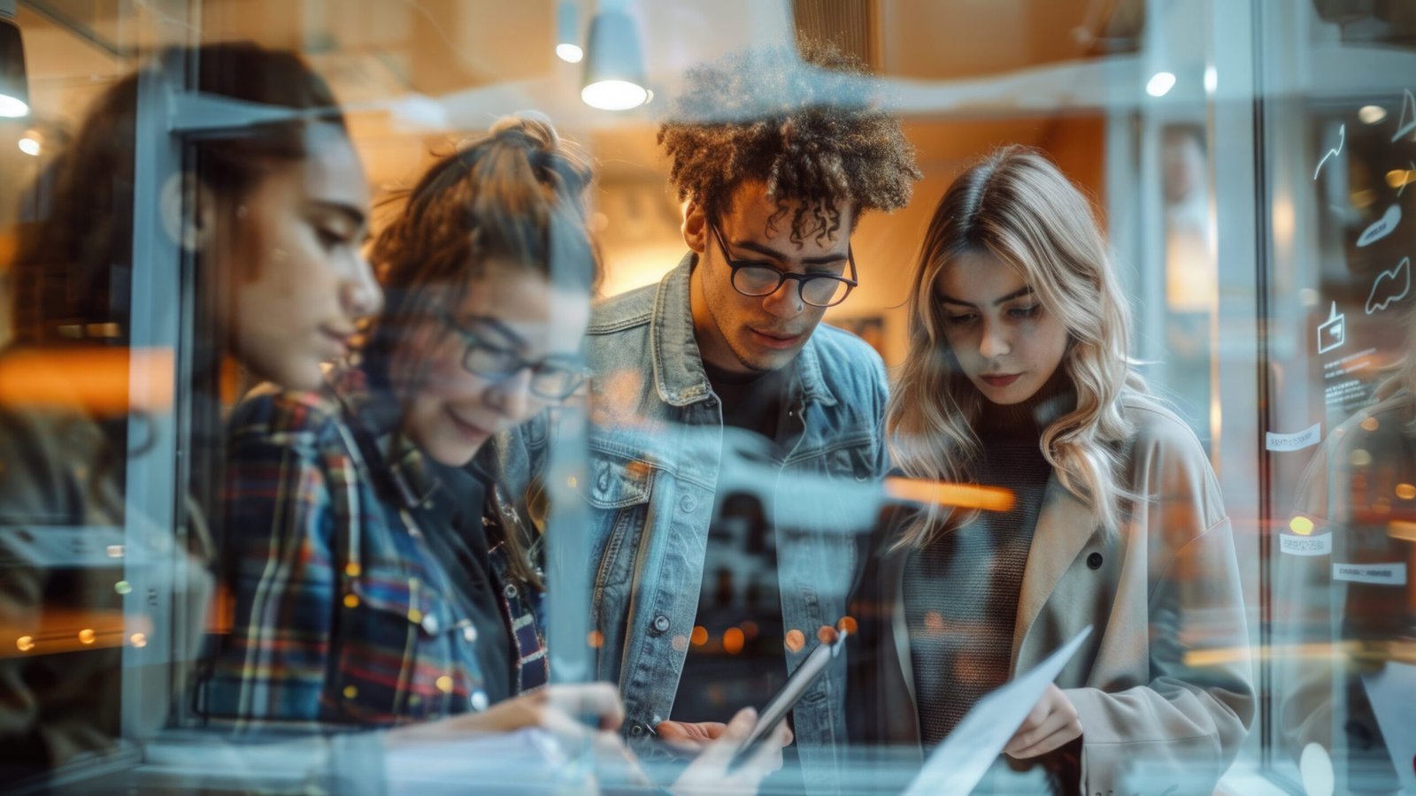 colleagues working with ai
